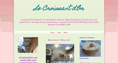 Desktop Screenshot of croissantdornola.com