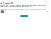 Tablet Screenshot of croissantdornola.com